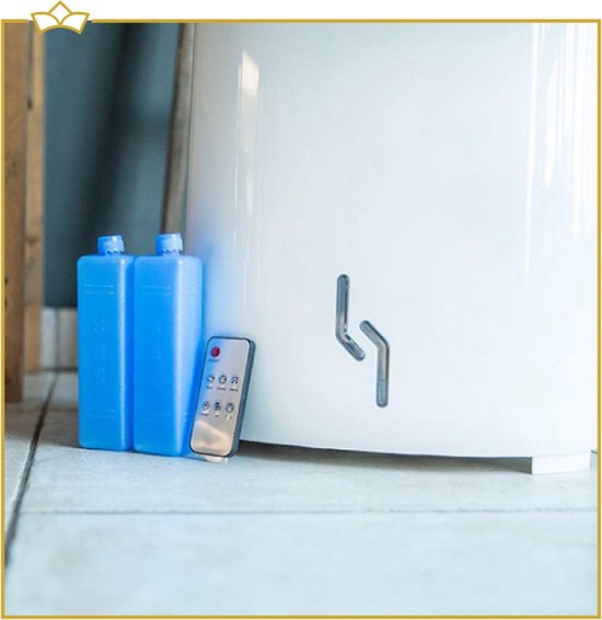 ATTREZZO® aircooler - inhoud 4 Liter - Luchtkoeler - met Waterreservoir - geen afvoerslang nodig