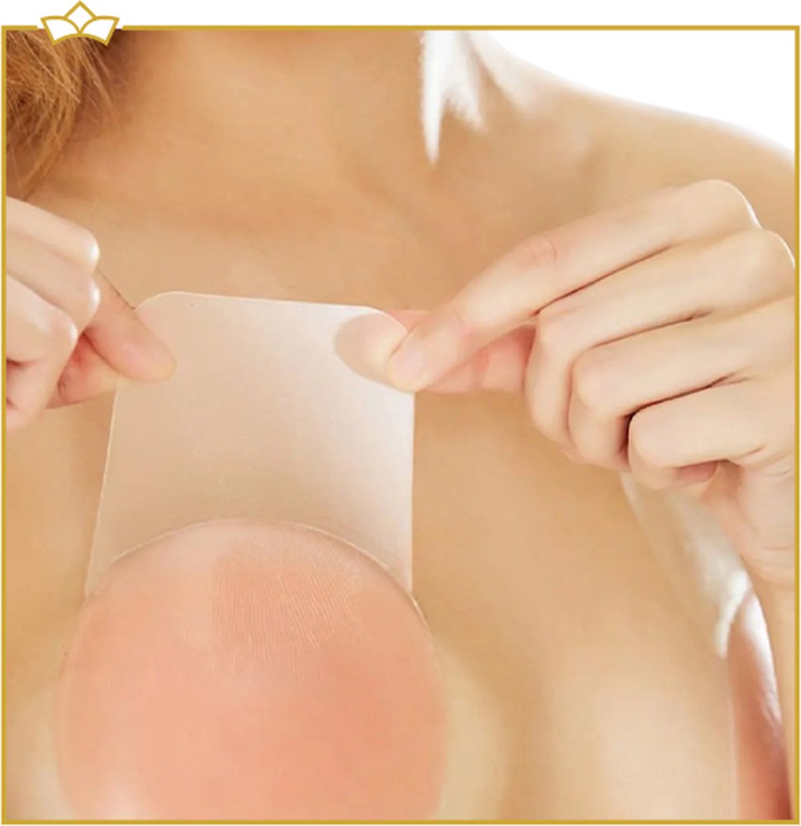 ATTREZZO® Premium siliconen Nipple Covers - Push up - Plak BH - Herbruikbaar - Duurzaam - Zachte bescherming voor je tepels - Ø 10 CM