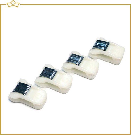 ATTREZZO® 4-pack Dekbedclips - Dekbed clips - Klemmen - Knijpers - Voor je dekbed
