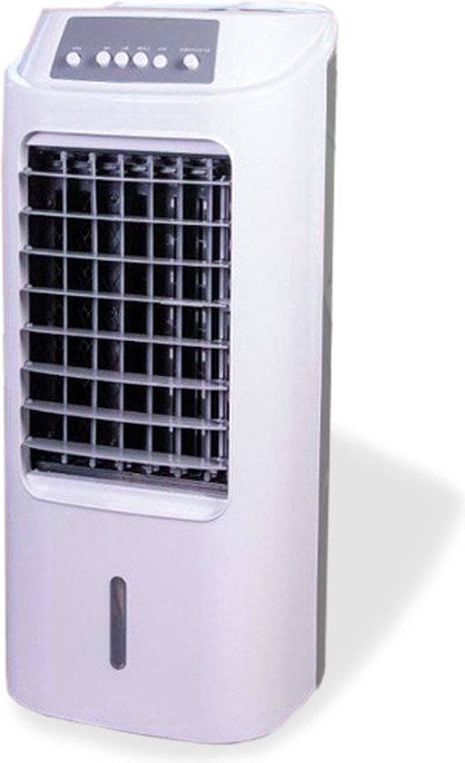 ATTREZZO® aircooler - inhoud 6 Liter - Luchtkoeler - met Waterreservoir - geen afvoerslang nodig