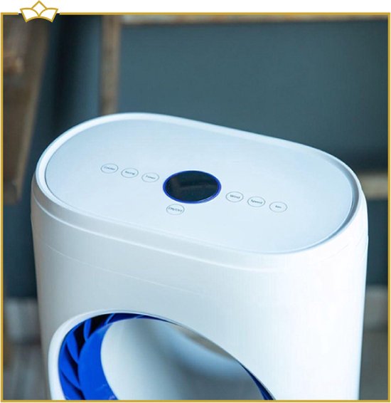ATTREZZO® aircooler - inhoud 4 Liter - Luchtkoeler - met Waterreservoir - geen afvoerslang nodig