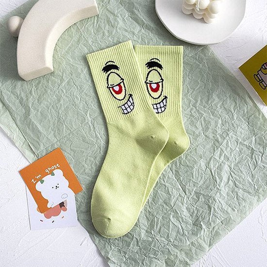 ATTREZZO® 5 paar Spongebob Squarepants sokken - maat 35-40
