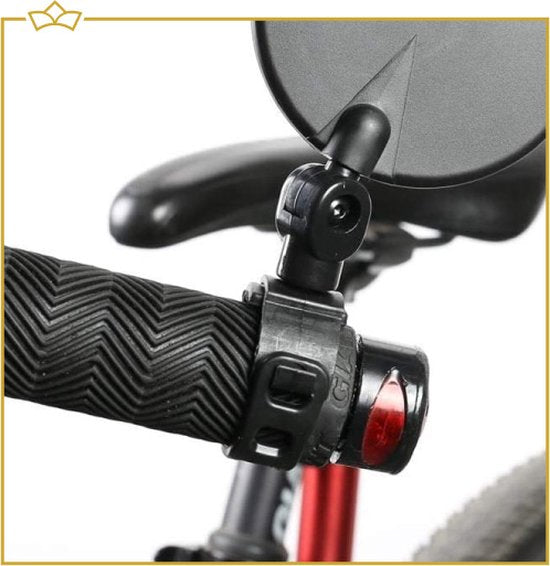 ATTREZZO® Fietsspiegel voor aan het stuur - Verstelbaar - Fiets spiegel - Ebike - Makkelijk te installeren