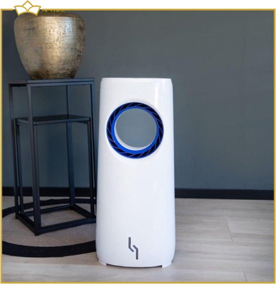 ATTREZZO® aircooler - inhoud 4 Liter - Luchtkoeler - met Waterreservoir - geen afvoerslang nodig