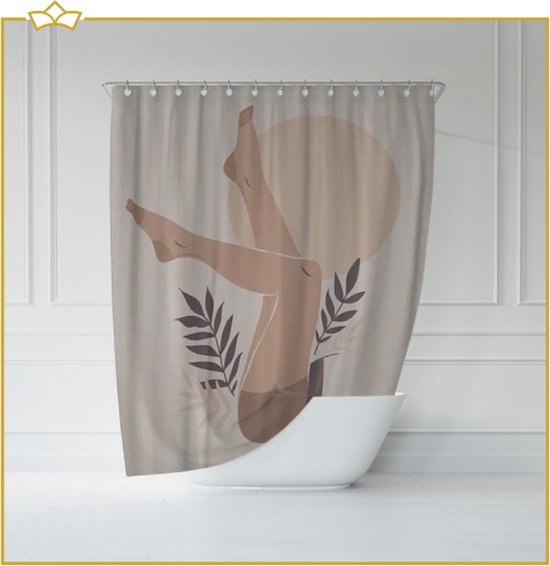ATTREZZO® Douchegordijn Bas - 180x180 cm
