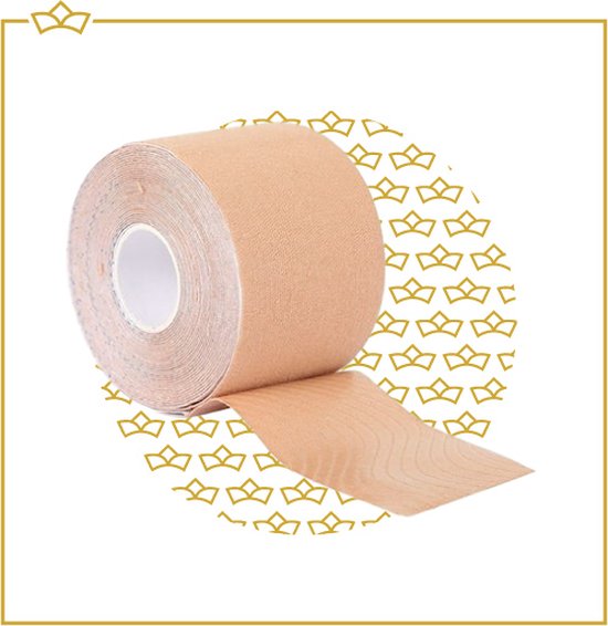 ATTREZZO® Boob tape - Boobtape - 5 meter - Beige - BH Tape - Fashion Tape
