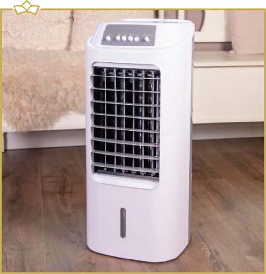 ATTREZZO® aircooler - inhoud 6 Liter - Luchtkoeler - met Waterreservoir - geen afvoerslang nodig