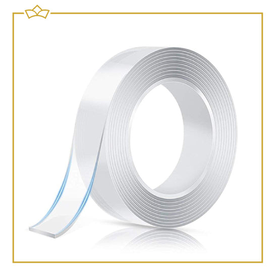 ATTREZZO® Premium Dubbezijdig tape - Dubbelzijdig plakband - Transparant - 3 meter