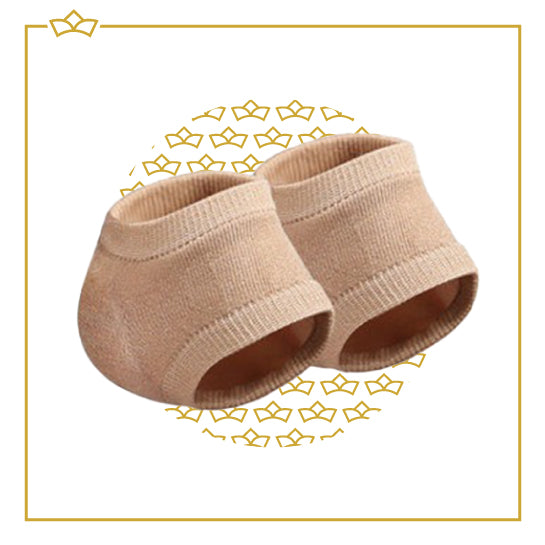 ATTREZZO® Hielbeschermers – One size – Hielkussens – Beige