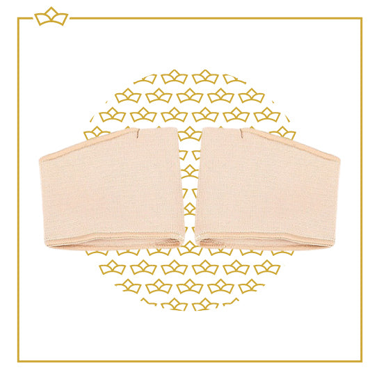 ATTREZZO® Voorvoetkussen met softgel - dempende inlegzool voor de voorvoet - Beige - maat M (schoenmaat 40-42)