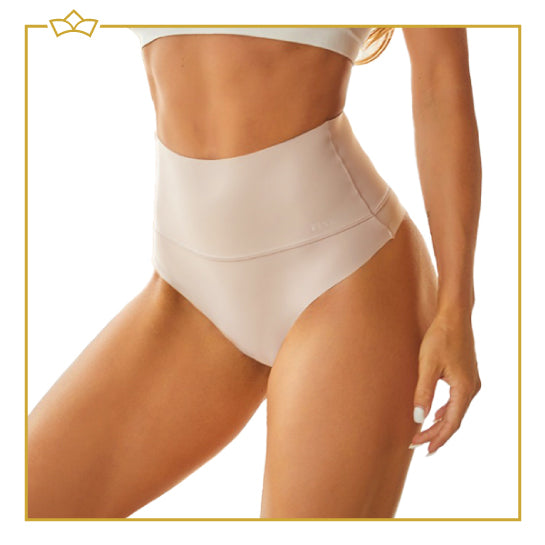 ATTREZZO® String - Corrigerend voor buik en heupen - Maat S - Beige