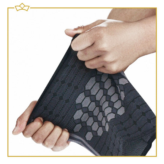 ATTREZZO® Bovenbeenbrace - Maat S - Hamstring brace - Brace - Sleeve - Dijbeen brace - Zwart