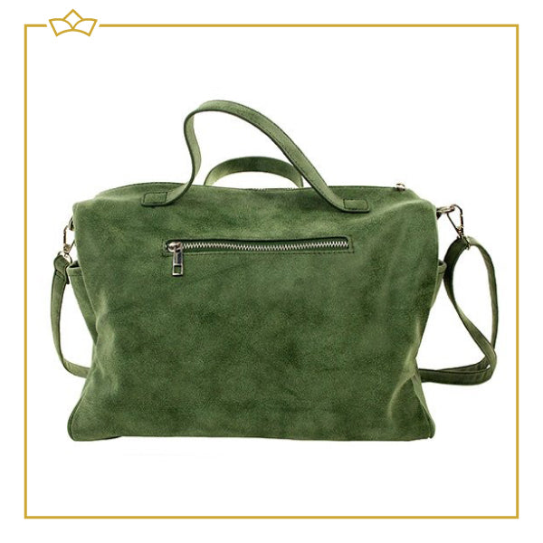 ATTREZZO® Handtas voor Dames - Schoudertas - Damestas - Groen