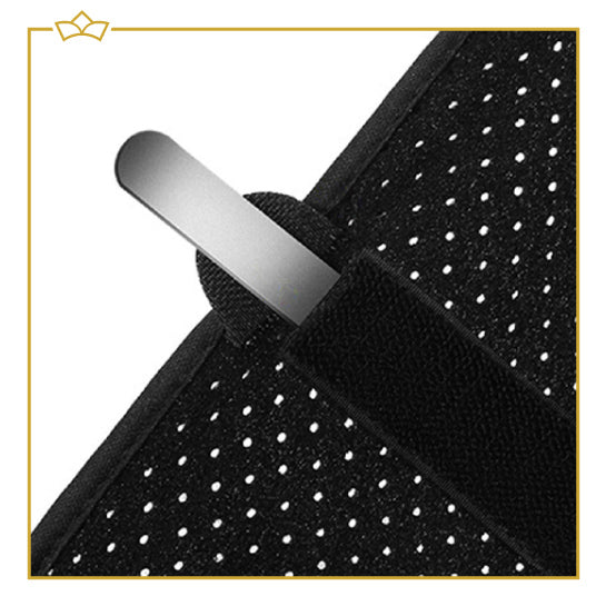 ATTREZZO® Duim en Polsbrace - Duimbrace - Pols Brace - Zwart - Met Klittenband - Met Stalen Balein