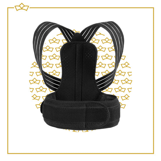 ATTREZZO® Rugbrace - Rug corrector - Postuur corrector - Verstelbaar - Tegen Rugklachten - Maat L