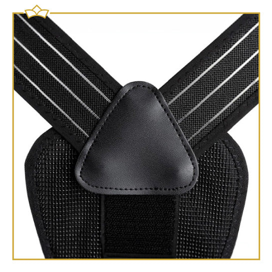 ATTREZZO® Rugbrace - Rug corrector - Postuur corrector - Verstelbaar - Tegen Rugklachten - Maat L