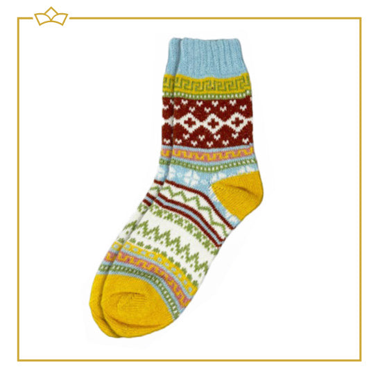 ATTREZZO® Premium Noorse sokken maat 38-43 - 5 paar Wintersokken - Huissokken - Scandinavische sokken - Altijd warme voeten!