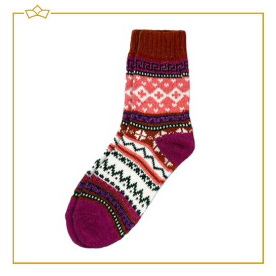 ATTREZZO® Premium Noorse sokken maat 38-43 - 5 paar Wintersokken - Huissokken - Scandinavische sokken - Altijd warme voeten!