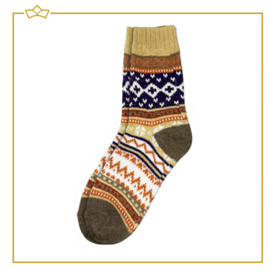 ATTREZZO® Premium Noorse sokken maat 38-43 - 5 paar Wintersokken - Huissokken - Scandinavische sokken - Altijd warme voeten!