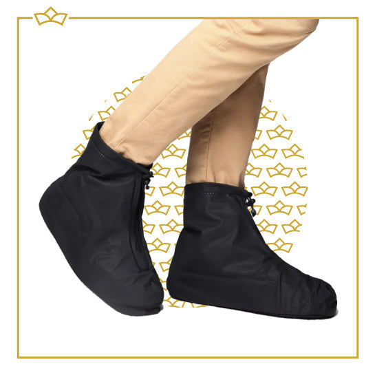 ATTREZZO® Regen overschoenen – Duurzaam – Regenhoes – Waterdicht en anti slip - Maat 38-39