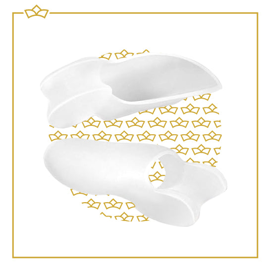 ATTREZZO® Teenspreider voor Hallux Valgus - siliconen - Grote teen corrector - One size
