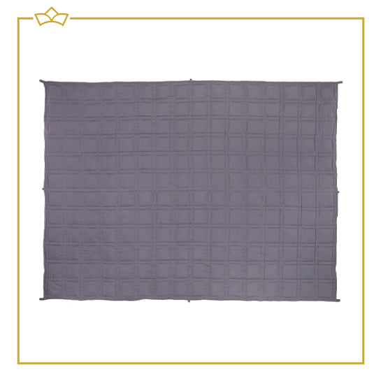 ATTREZZO® Verzwaringsdeken 7 KG - 150x200 cm - Weighted Blanket - Zwaartedeken eenpersoons - Verzwaringsdekens te gebruiken met eigen dekbedovertrek - Verzwaarde deken 1 persoons - Gewichtsdeken