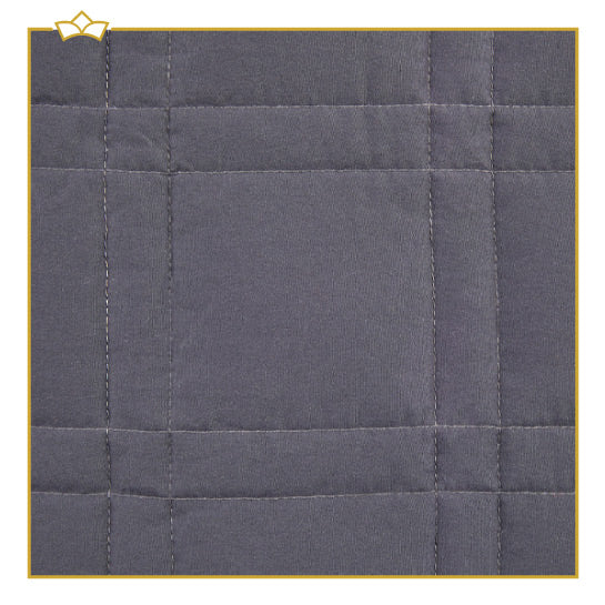 ATTREZZO® Verzwaringsdeken 7 KG - 150x200 cm - Weighted Blanket - Zwaartedeken eenpersoons - Verzwaringsdekens te gebruiken met eigen dekbedovertrek - Verzwaarde deken 1 persoons - Gewichtsdeken