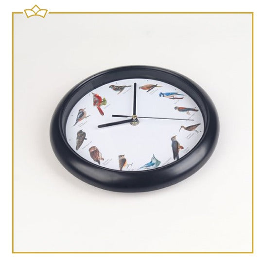 ATTREZZO® Wandklok met vogelgeluiden - Birdsong klok