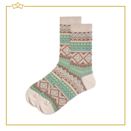 ATTREZZO® Premium Noorse sokken maat 38-43 - 4 paar Wintersokken - Huissokken - Scandinavische sokken - Altijd warme voeten!