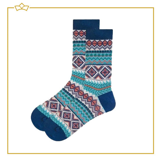ATTREZZO® Premium Noorse sokken maat 38-43 - 4 paar Wintersokken - Huissokken - Scandinavische sokken - Altijd warme voeten!