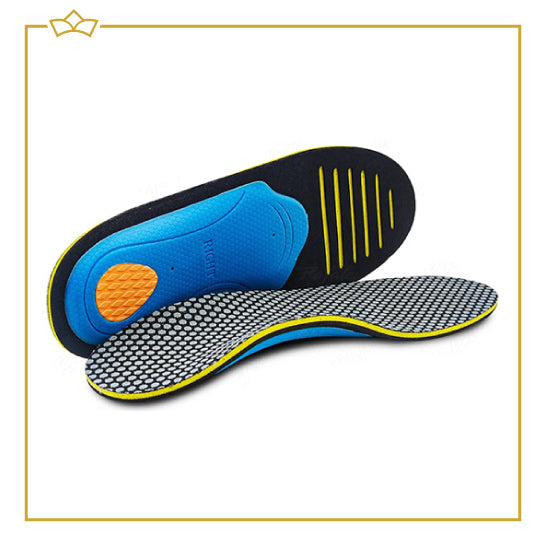 ATTREZZO® Premium Inlegzolen - Inlegzool tegen hielspoor - Platvoeten - voor Heren en Dames - maat 40-43