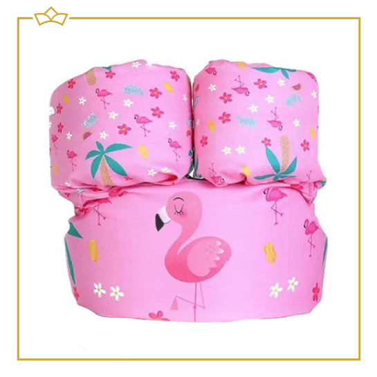ATTREZZO® Zwembandjes Flamingo - Puddle Jumper - Zwemvest - Zwemvleugels - 2-6 jaar - 15-30 kg