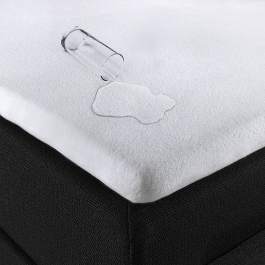ATTREZZO® Waterdicht Hoeslaken voor Topper - 160x200 cm - Incontinentie - Matrasbeschermer - Molton