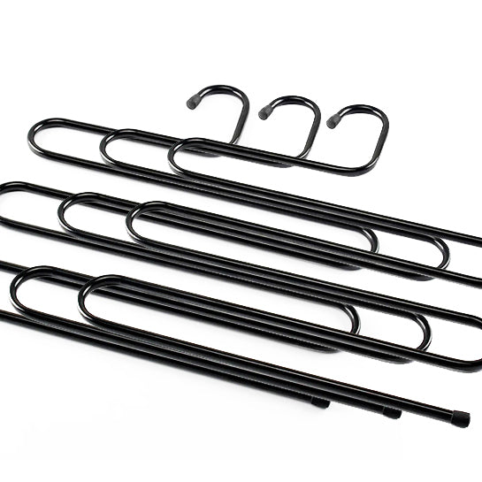 Broekhangers, 30-pack broekhangers ruimtebesparend, antislip open Broekhangers, 30-pack broekhangers ruimtebesparend, antislip open
