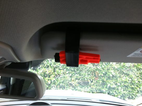 ResQme® Noodhamer - Sleutelhanger - Origineel - Reddingshamer - Auto Hamer - Oranje