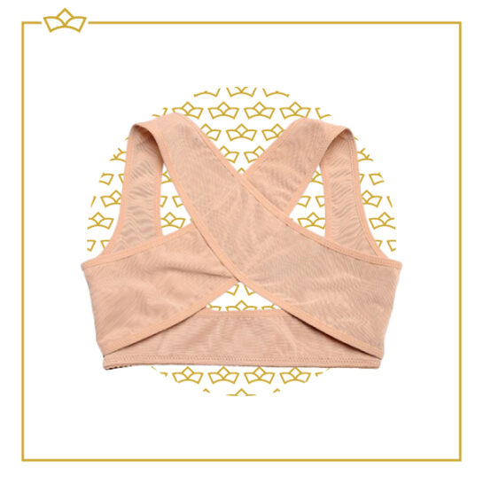 ATTREZZO® Dames rugbrace - rugband - houdingscorrectie - postuur corrector - Maat M - Beige