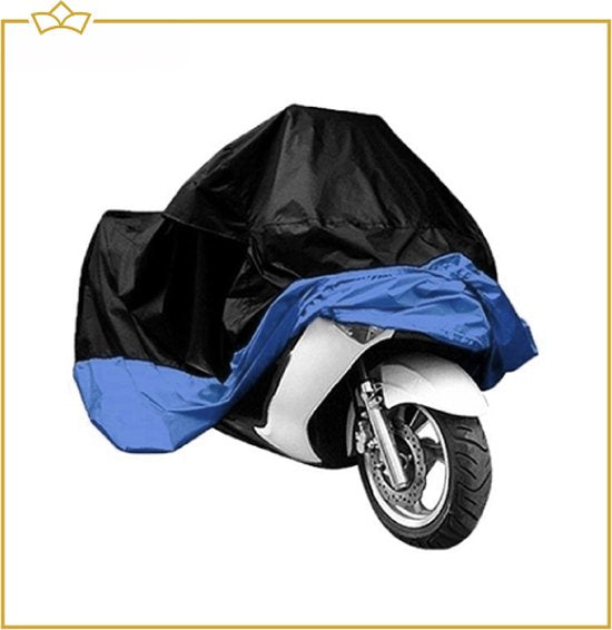 ATTREZZO® Motorhoes - maat XXXXL: 230-240 cm - Beschermhoes Motor en scooter - Waterdicht - Regenhoes - Inclusief slotgat