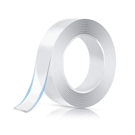 ATTREZZO® Premium Doppelseitiges Klebeband – Doppelseitiges Klebeband – Transparent – ​​5 Meter