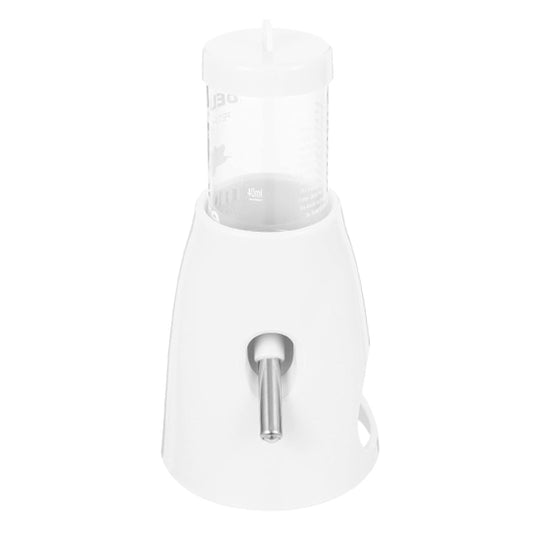 ATTREZZO® Drinkfles met houder - Waterfles - 80 ml - Knaagdieren - Hamster - Muis - Cavia - Ideaal voor glazen verblijf!
