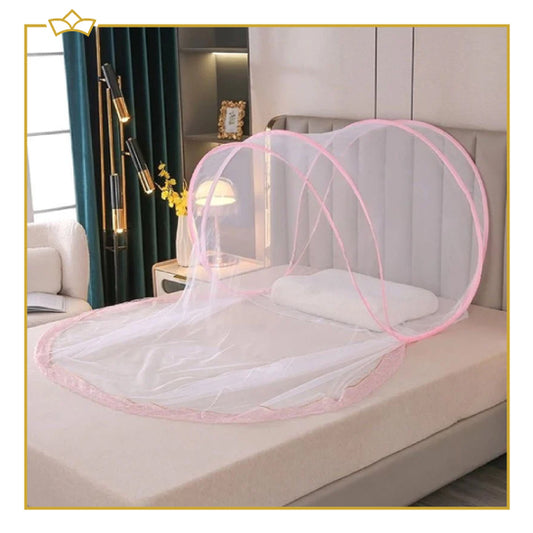 ATTREZZO® Klamboe - Roze - L 90 x B 75x H 75 cm - Muggennet - Muskietennet - Anti muggen