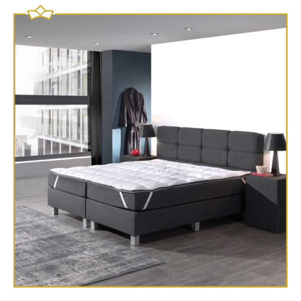 ATTREZZO® 3D air topper - 180x200 cm - luxe topdekmatras -Anti allergeen en Anti huisstof