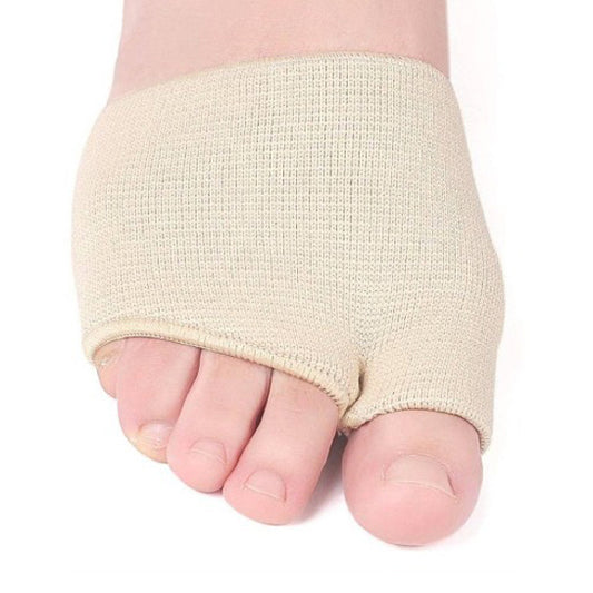 ATTREZZO® Vorfußkissen mit Softgel – dämpfende Einlegesohle für den Vorfuß – Beige – Größe M (Schuhgröße 40-42)