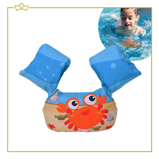 ATTREZZO® Zwembandjes Krab - Puddle Jumper - Zwemvest - Zwemvleugels - 2-6 jaar - 15-30 kg