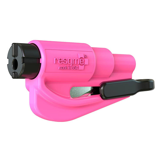 ResQme® Noodhamer - Sleutelhanger - Origineel - Reddingshamer - Auto Hamer - Roze