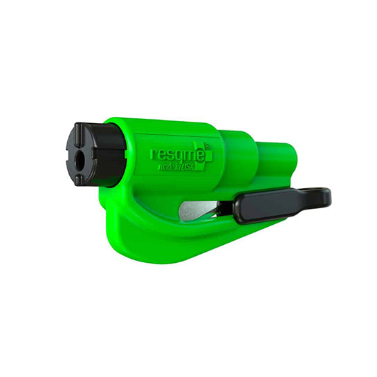 ResQme® Noodhamer - Sleutelhanger - Origineel - Reddingshamer - Auto Hamer - Lime Groen