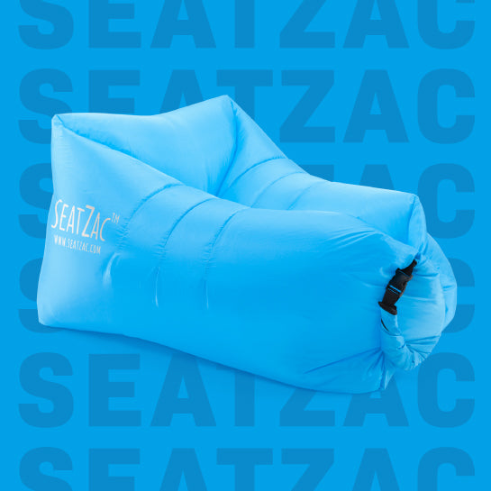 SeatZac – Chill bag zitzak – Luchtkussen - Blauw