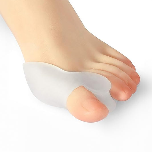 ATTREZZO® Zehenspreizer für Hallux Valgus – Silikon – Großzehenkorrektor – Einheitsgröße