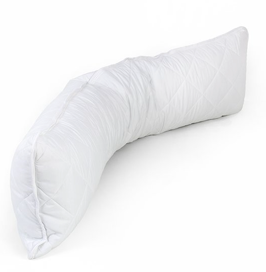 ATTREZZO® Schwangerschaftskissen mit Bezug – Körperkissen – Stillkissen – 150 cm